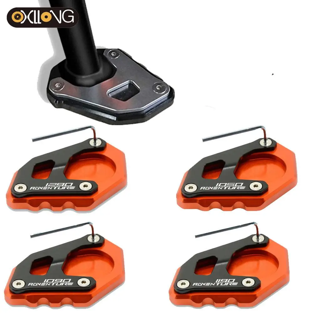 

CNC Motorcycle Accessories Kickstand Foot Side Stand Extension Pad For Adventure 1290 1050 1090 1190 Adventure all years