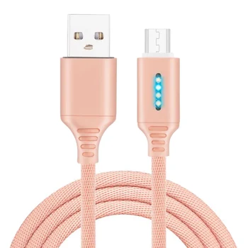 

Auto Cut-off Fast Charging Nylon Cable Data Transfer Function Cord Line UY8