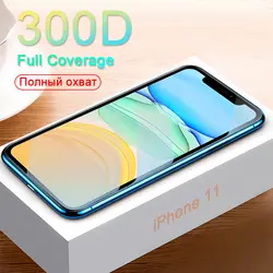 300D защитное стекло на iPhone 11 Pro X XS MAX 11 стекло полное покрытие iPhone 11 Pro Max XR защита экрана закаленное стекло