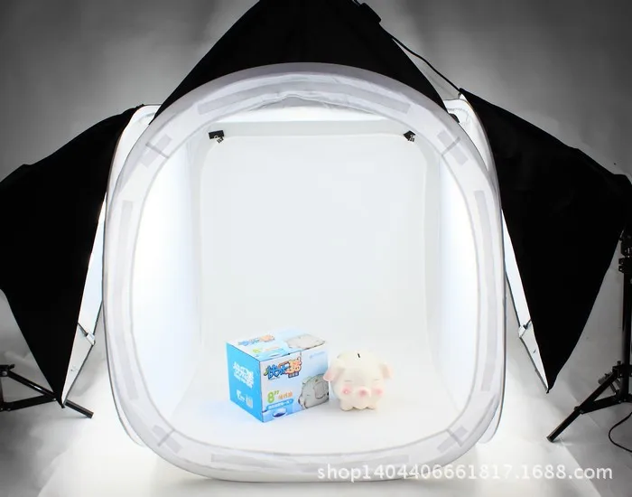 

Photography Equipment Hot Selling Children 80cm Photography Shed Softbox Set Photography Box to Send Background Cloth