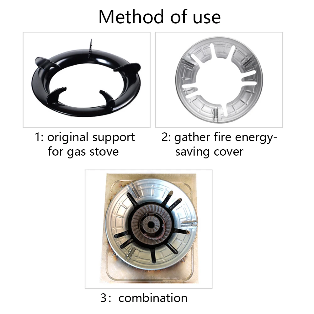 Крышка для газовой плиты кольцо редуктор горшок держатель аксессуары энергосбережение Легкая установка кухонный фонарь теплоизоляция ветрозащитный