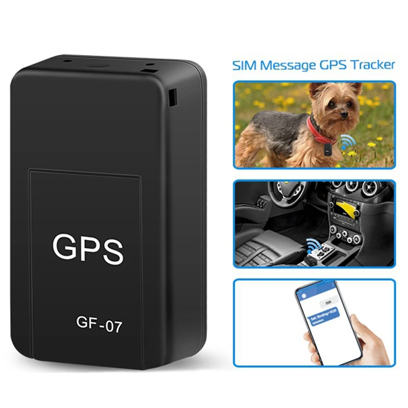 GF07 GSM Мини-Автомобильный LBS-трекер магнитный SOS GPS-локатор для автомобиля