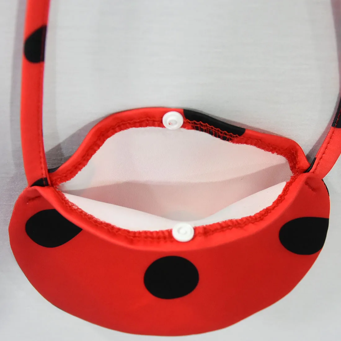 Carnival 2020 Red bug cosplay Girls Dress Summer Clothes Redbug Party Dress Children's day Lace Dot Baby Girls Dresses