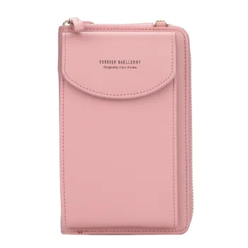 

New Women Wallet Brand Cell Phone Wallet Big Card Holders Wallet Handbag Purse Clutch Messenger Shoulder Straps Bag