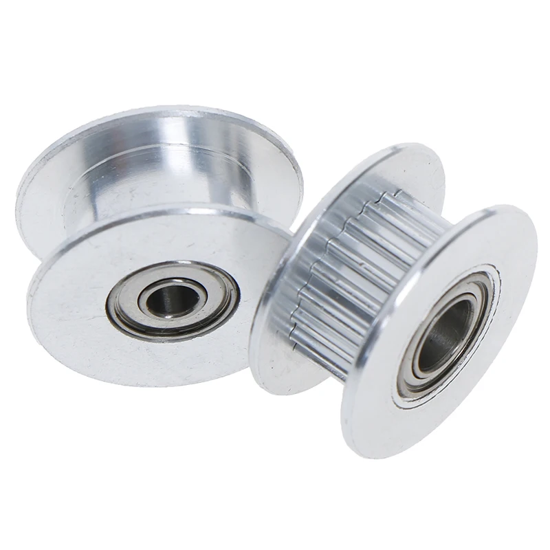 2GT 2(mm) 16Tooth Or 20 Tooth Synchronous Wheel Idler Pulley Bore 3 /5 mm With Bearing For GT2 Timing Belt Pitch