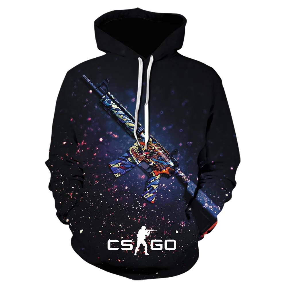 WE-1188 Необычные вещи, новинка зимы, мужские толстовки, Горячая игра, CS GO, 3D принт, толстовки, повседневное модное пальто, off white Harajuku, толстовки - Цвет: WE-1188
