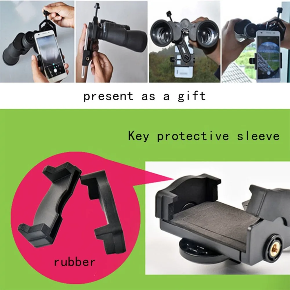 

Universal Mobile Phone Camera Binocular adapter Monocular Astronomical Mobile Phone Clip Spotting Scopes Adapter Holder New