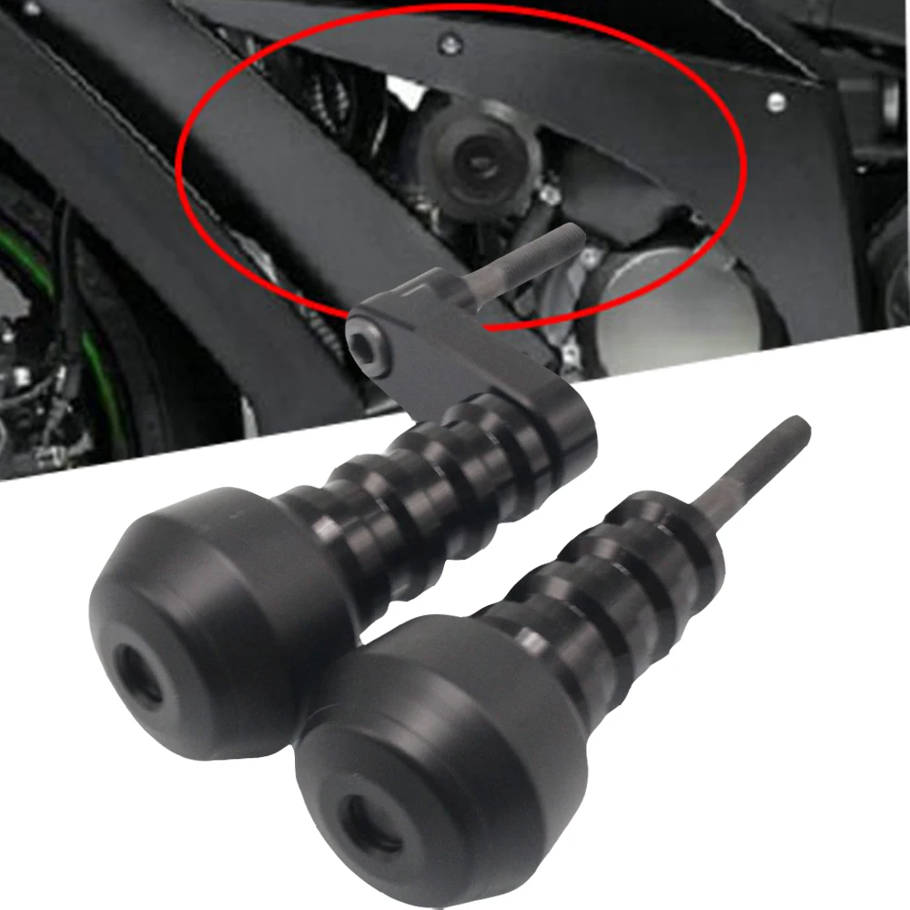 Motorcycle Falling Protection Frame Slider Fairing Guard Anti Crash Pad Protector For KAWASAKI ZX-6R 2004-2008 2005 2006 2007