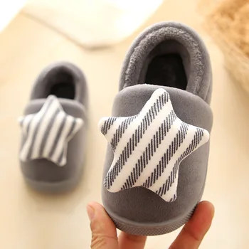 

Kids Baby Boy Girl Slippers Winter 2019 New Thick Warm Baby Slippers Home Indoor Infant Toddler Shoes Children Slippers