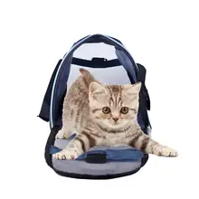 Уличная портативная большая сумка с воздухопроницаемой сеткой для животных, дорожная сумка через плечо для домашних кошек, собак