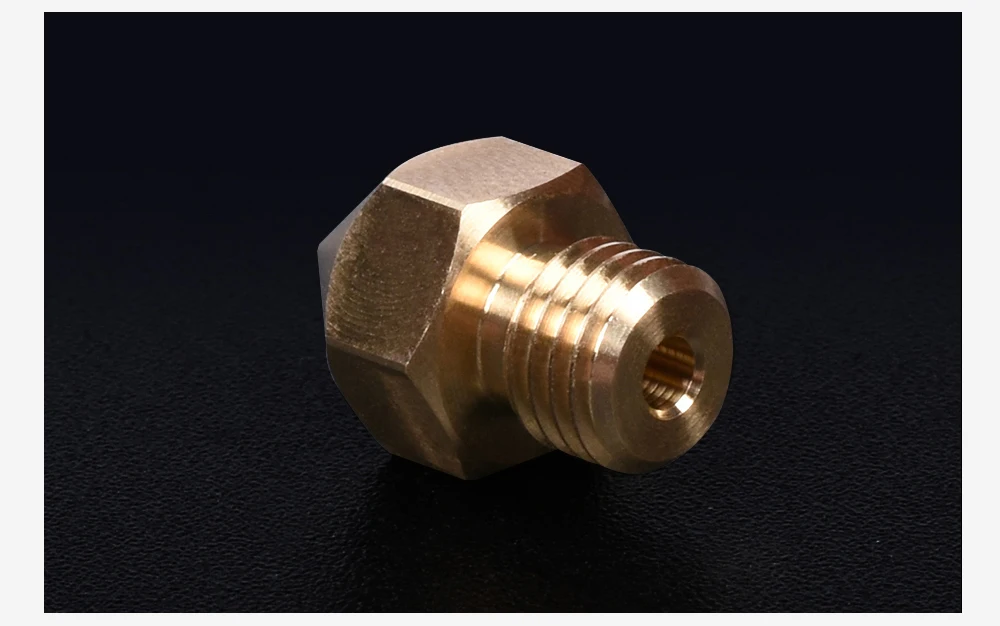 GmFive CR-10S Pro Brass Nozzle Hotend 0.2/0.4/0.6/0.8MM J-head 1.75MM Filament cr10S PRO Ender3 M6 Thread For 3D Printer