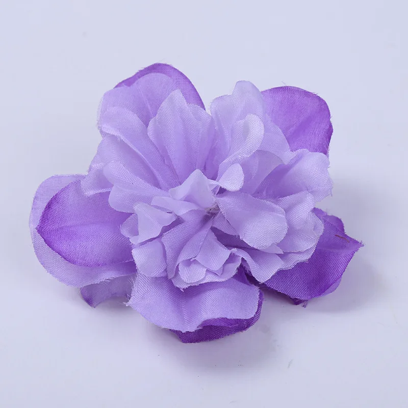 100 piezas simulación Dalia Rosa sola flor cabeza DIY guirnalda fiesta boda telón de fondo decoración seda Rosa pared Arco fila