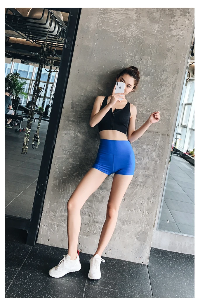 Спортивные Женские шорты, плотно прилегающие, быстросохнущие, для подтяжки ягодиц, утягивающие, для бедер, с высокой талией, для живота, для похудения, для фитнеса, йоги