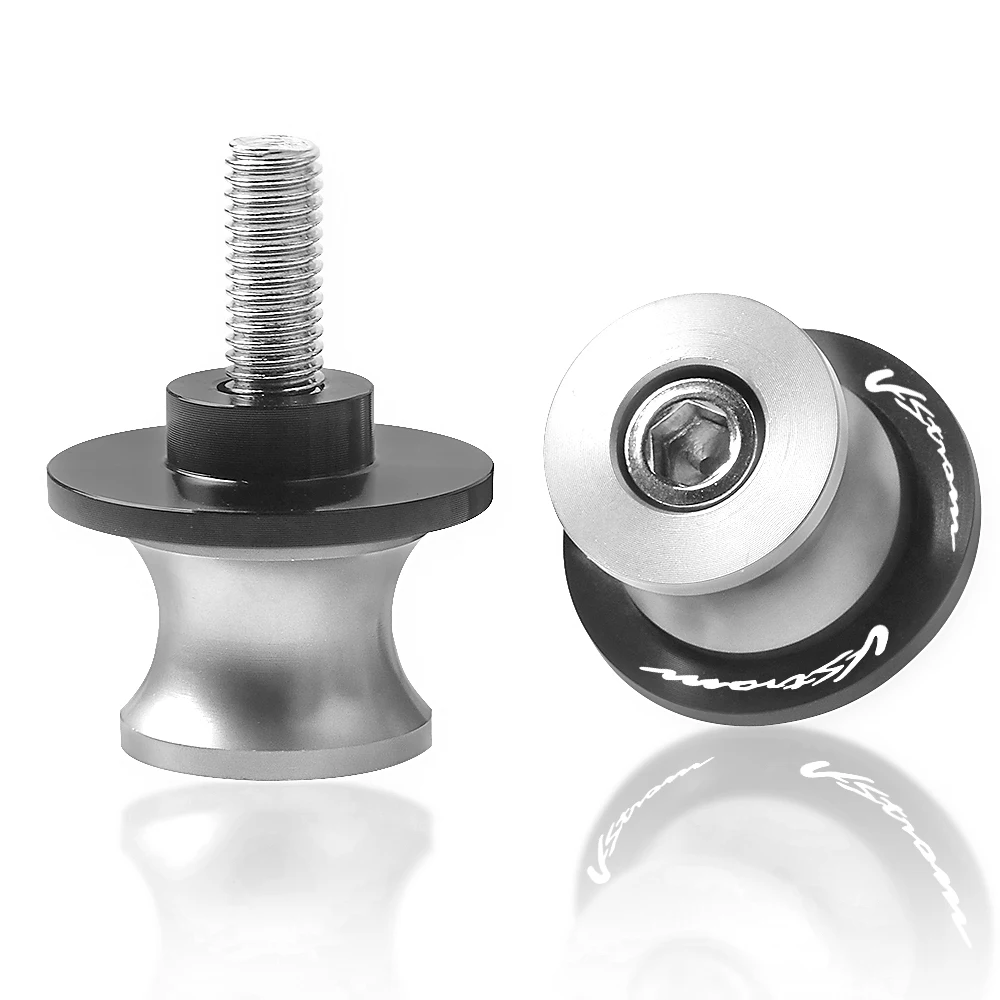 Silver-V-Strom-8MM Аксессуары для мотоциклов Запчасти для Suzuki v-strom 2002 2003 2004 2005 2006 2007 2008- 8 мм CNC алюминиевый маятниковая катушка ползунки - Цвет: Silver-V-Strom-8MM
