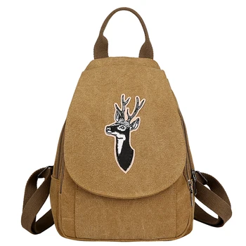 

Small Canvas Women Backpack Fashion Female Storage Shoulder Bag Luxury Rucksack For Teenage Girls Mochilas Mujer 2020 Marca