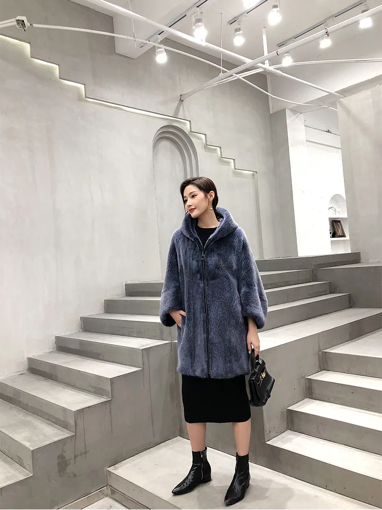 mink coat real natural fur coat women coat winter coat real mink fur coat