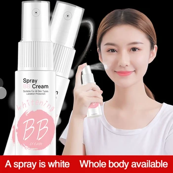

HOT Natural Brightening BB Cream Face Foundation Base Makeup Concealer Cream Whitening Primer Lazy Beauty Cosmetics TXTB1