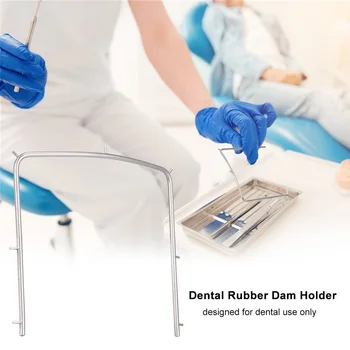 

Dental Rubber Dam Frame Holder Rubber Dam Barrier Bracket Support Lab Materials Dental Instrument Stainless Steel Oral Care
