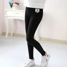 Новые стильные детские леггинсы в Корейском стиле из чистого хлопка с принтом в виде гусениц для девочек детские удобные штаны-Капри