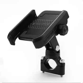 

360 Degree Rotation Aluminium Alloy Motorcycle MTB Bicycle Bike Handlebar Mount Mobile Phone Holder Charging Stand Drop Shipping