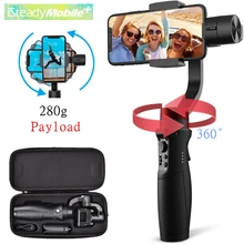Estabilizador portátil de 3 eixos para iphone11pro/max, para smartphones android, samsung s10