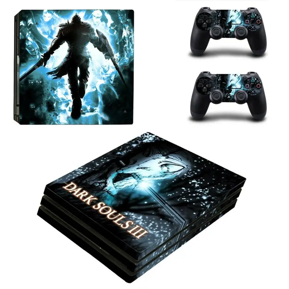 YSP4P-2422 Dark Souls PS4 Pro sticker s Play station 4 кожа наклейки для playstation 4 PS4 Pro консоль и контроллер Скины Виниловые - Цвет: YSP4P-2422