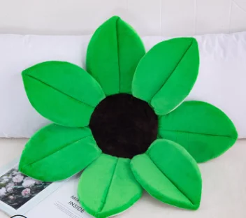 Baby Bathtub Foldable Bath Blooming Flower Tub for Baby Anti-slip Blooming Sink Bath For Baby Play Toddler Bath Sunflower Cushio - Цвет: green
