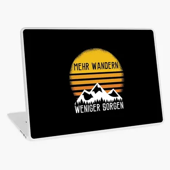 

More Hiking Funny Hiker Gift Laptop Skin Laptop Sticker Cover for Dell Lenovo MacBook Acer HP Asus Alienware Customize Sticker