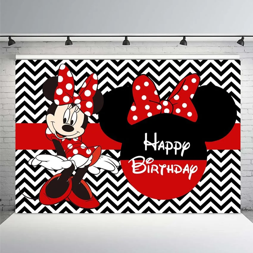 

NeoBack Photography Background Cartoon Mickey Mouse Custom Child Birthday Party Photo Studio Backdrops Banner Photo Backdrop