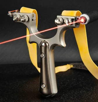 

Metal slingshot hunting slingshot laser archery rubber band shooting bow outdoor powerful rifle slingshot