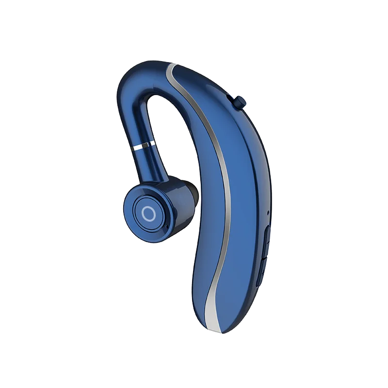 Q10 беспроводной наушник для вождения, ушные крючки, Bluetooth наушники, 210 мА/ч, одиночный, Handfree, с микрофоном, для Iphone11, samsung, HUAWEI, все - Цвет: blue