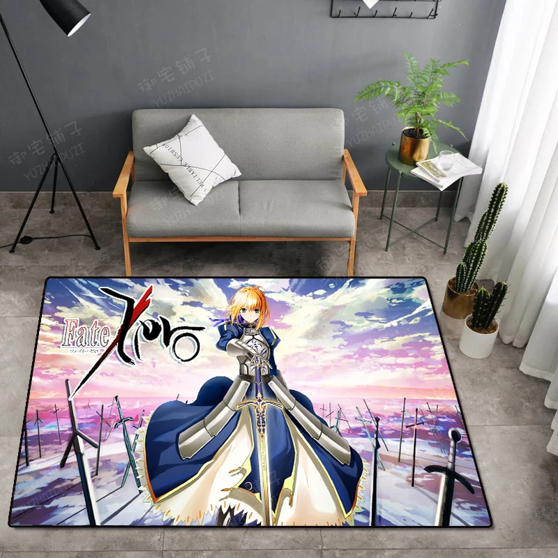 Style 1 Аниме Fate Grand Order, ночной Коврик для двери, ковер, напольный коврик для спальни, нескользящий коврик, мультяшный подарок - Цвет: Style 1