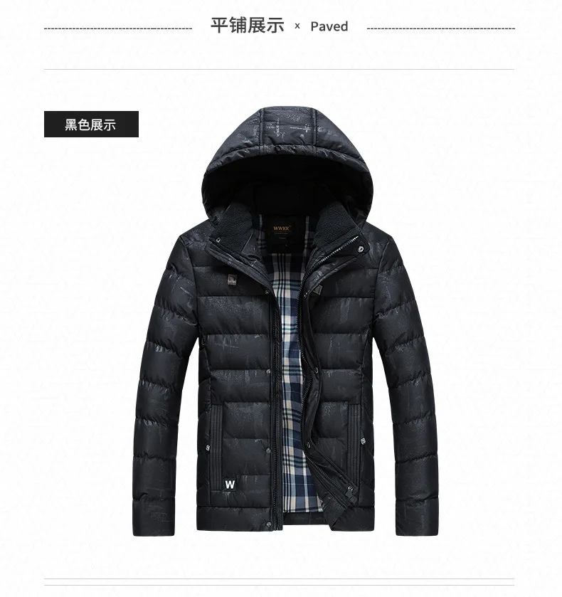 Winter New Style Cotton-padded Clothes Men's Waterproof MEN'S Cotton Clothes Short AliExpress Men'S Wear Thick Coat Men's