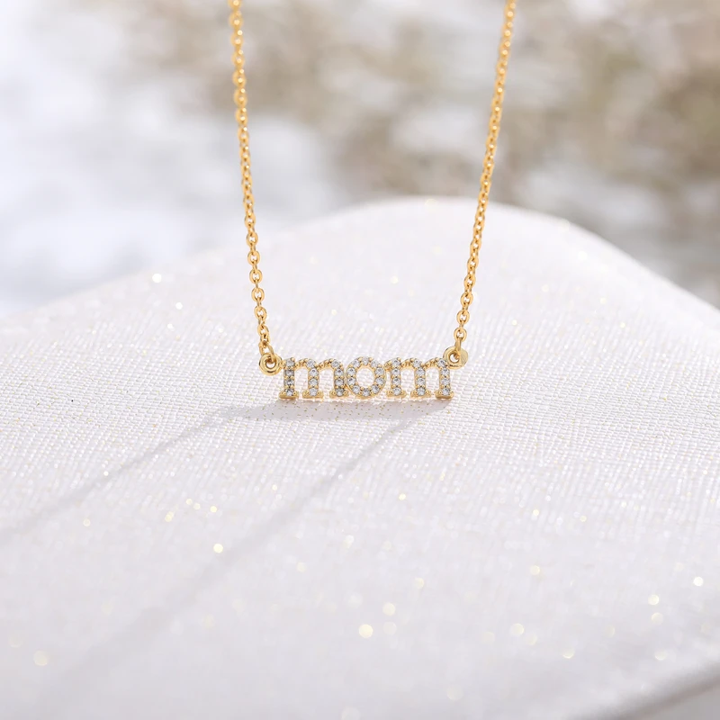 simple mom necklace