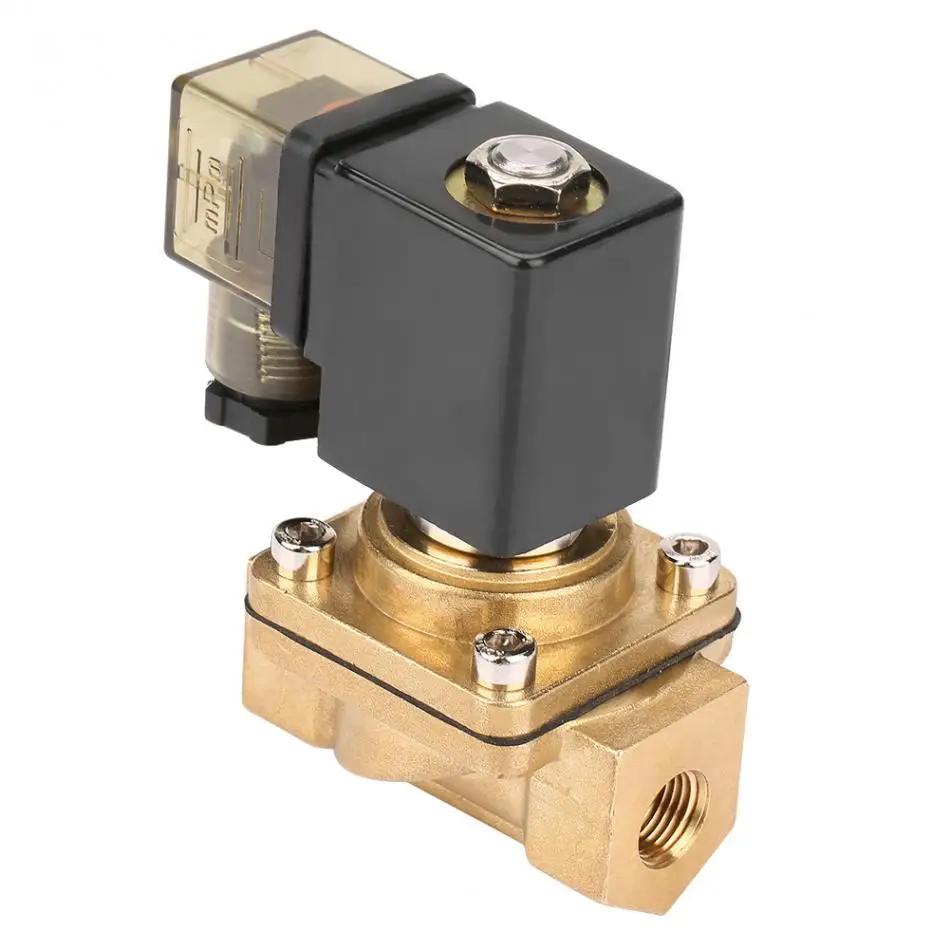 DC12V/DC24V/AC110V/220 V PU220-02 G1/4 Интерфейс 2 способ прямого действия электромагнитный клапан инструмент
