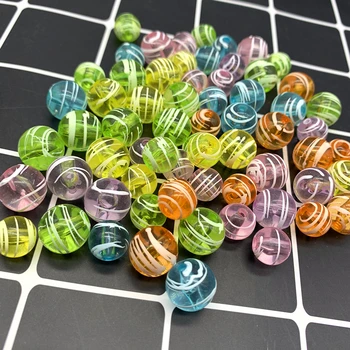 

20g 6-8-10mmMix Acrylic Beads Loose Beads Fit Europe Beads For Jewelry Making DIY Bracelet Accessories