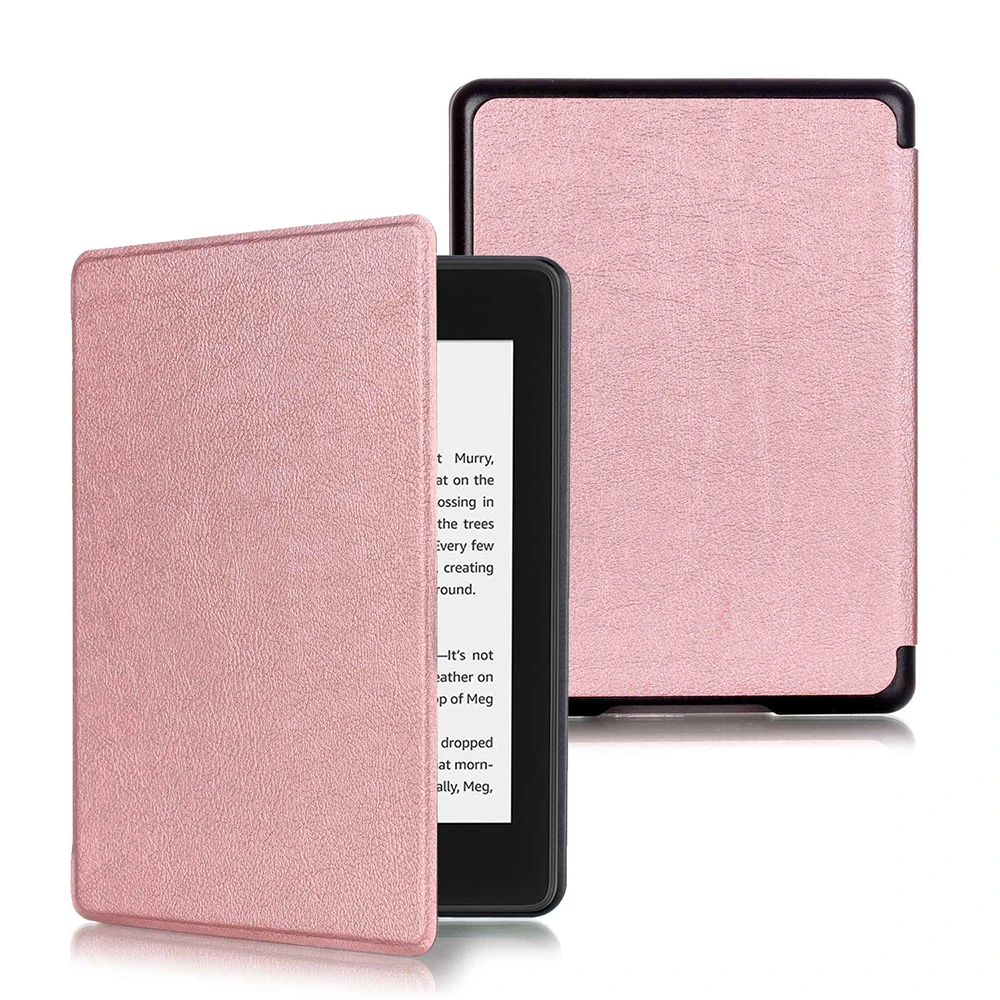 Pink Магнитный умный чехол-книжка из искусственной кожи, защитный чехол для Amazon, Kindle 10 поколения - Цвет: Pink