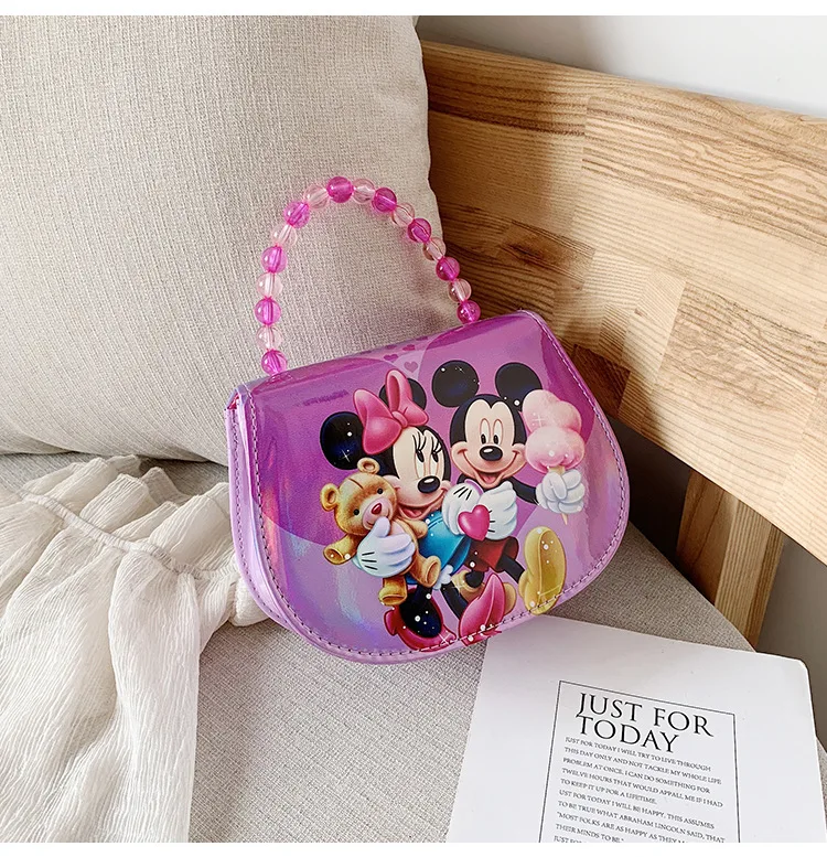 Disney лазерная сумка Детские Мультяшные Микки сумки с изображением мыши Tote модная сумка через плечо мультяшная сумка через плечо сумки-мессенджеры