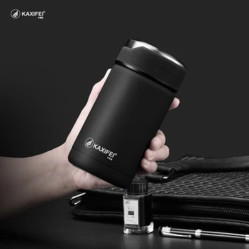 

Vacuum Flasks Stainless Steel Thermos Bottle with Tea Filter Infuser Vacuum Tea Drink Cup Home Office Outdoor Drinkware 400ml