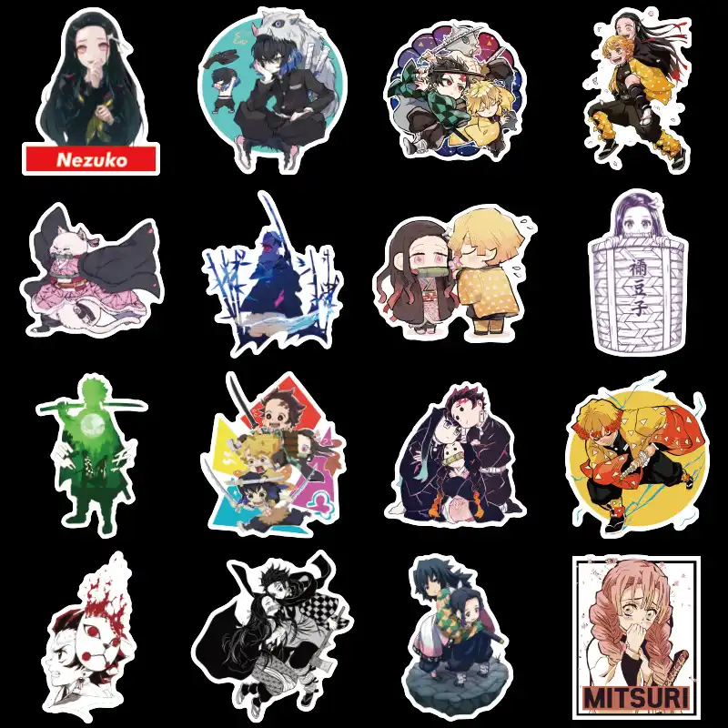 50 100 Stucke Anime Damon Slayer Aufkleber Diy Graffiti Lustige Gemischt Agatsuma Zenitsu Rengoku Kyoujurou Aufkleber Koffer Laptop Stickers Aliexpress