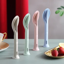 3 In 1 Baby Gadgets Tableware Set Kids Utensil Baby Things Toddler Dinnerware Cutlery Infant Food Feeding Knife Spoon Fork