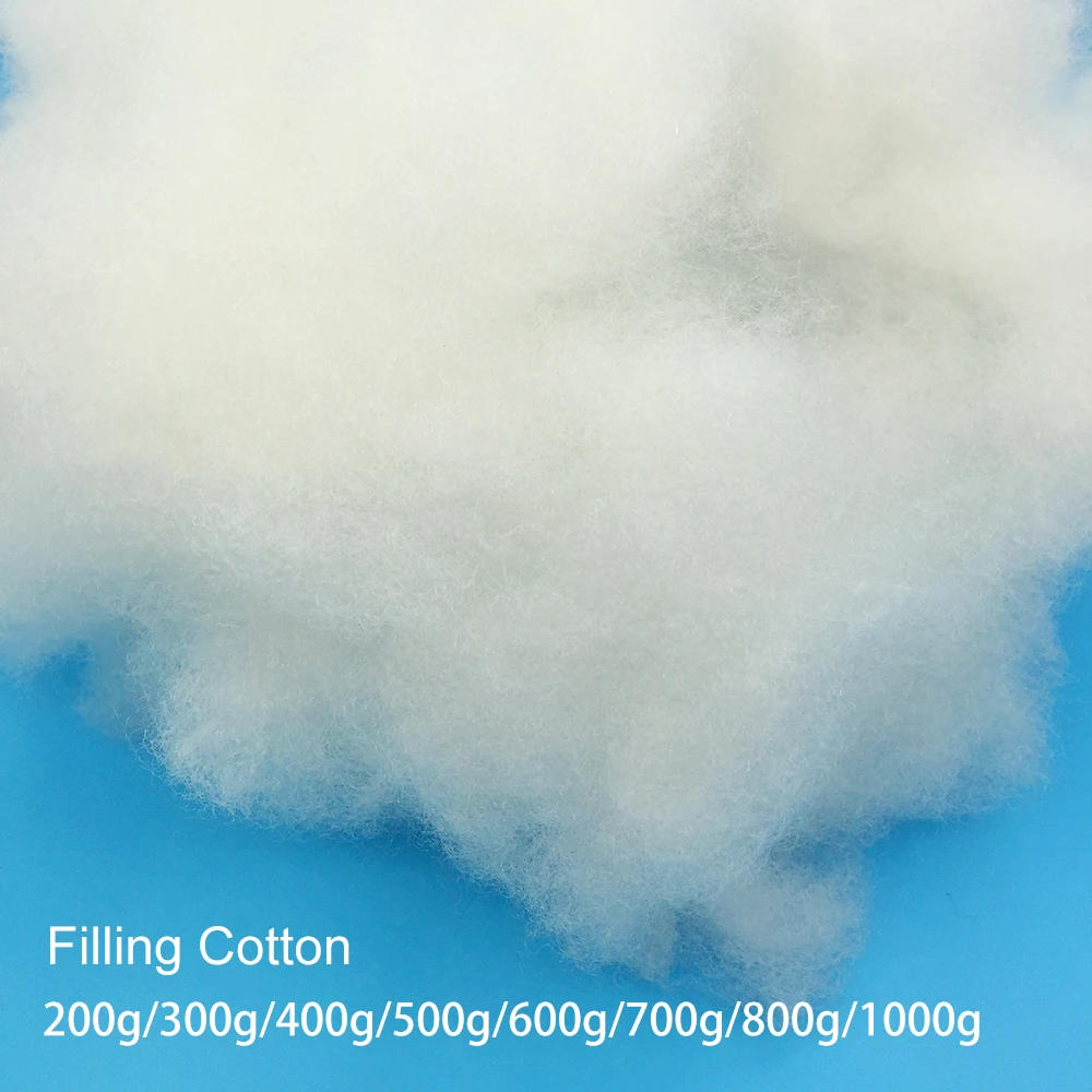Pillow Filling Material 7D High Quality Environmental Protection Pp Cotton High Elastic Doll Pillow Filled With Cotton Silk 400-600g
