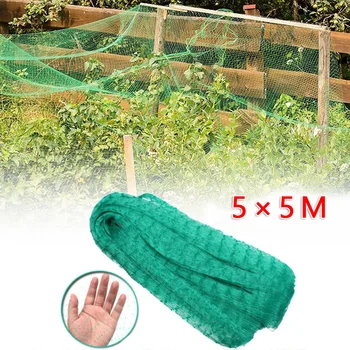 

1*Anti-bird Net 5*5M Anti Bird Bird-Preventing Net Netting Mesh For Fruit Crop Plant Tree Garden Practical