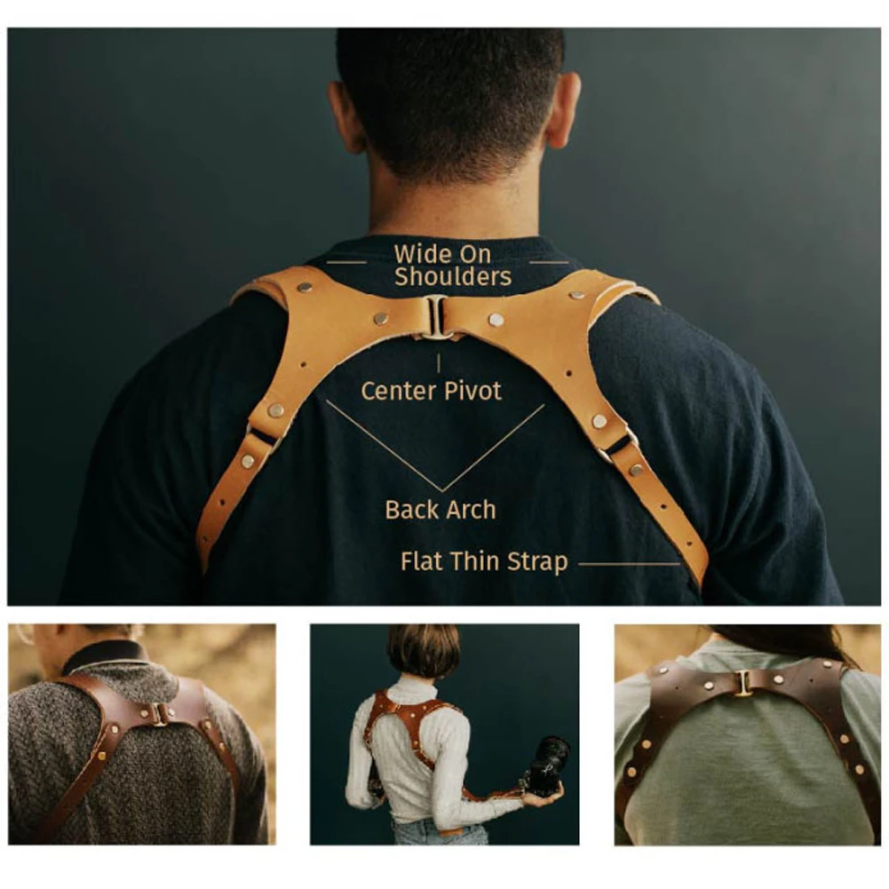 Single Shoulder Travel Photography Rapid Faux Leather Camera Strap Outdoor For DSLR Universal Adjustable Belt Accessories