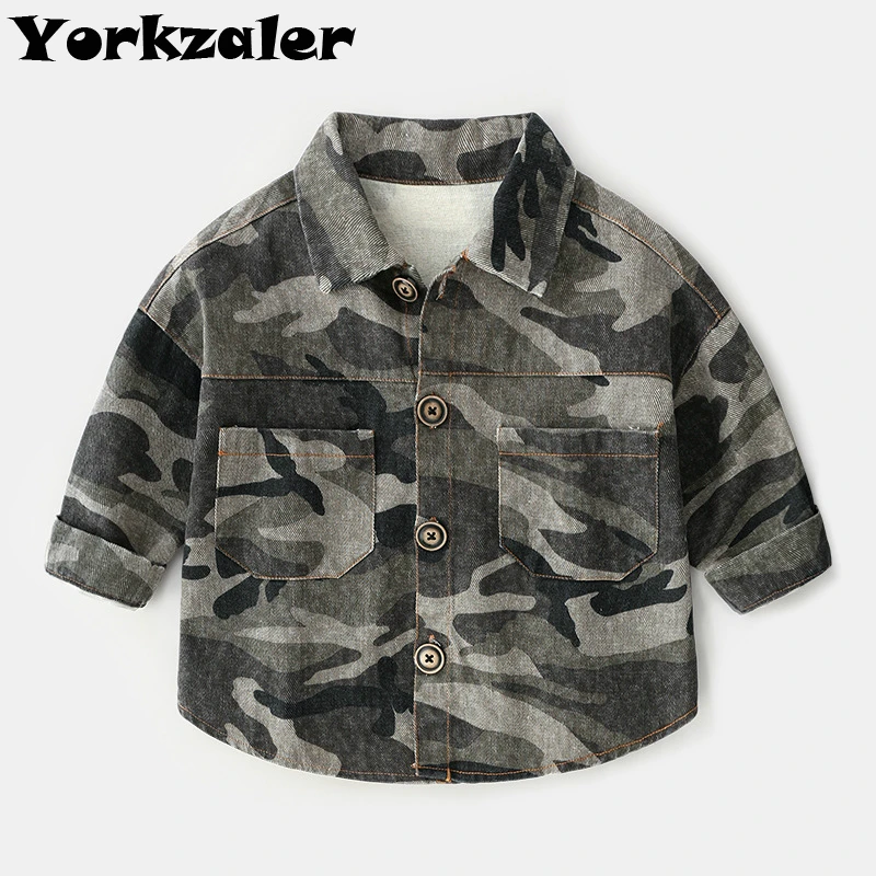 

2019 Fall Boys Long Sleeve Jacket Camouflage Fashion Outfits New Brand Kids Jacket Coats Cool Autumn Outerwear for Children