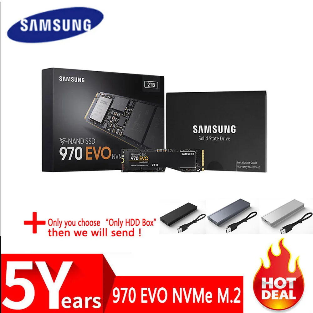 SSD SAMSUNG M.2 SSD M2 1 ТБ 500G 250G HD NVMe SSD жесткий диск HDD жесткий диск 1 ТБ 970 EVO твердотельный PCIe для ноутбука компьютера