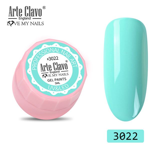 Clavo 5ML Painting Gel Nail Polish 72 Colors Gel Varnish Set For Manicure Top Base Coat Hybird Design of Nail Art Lacquer