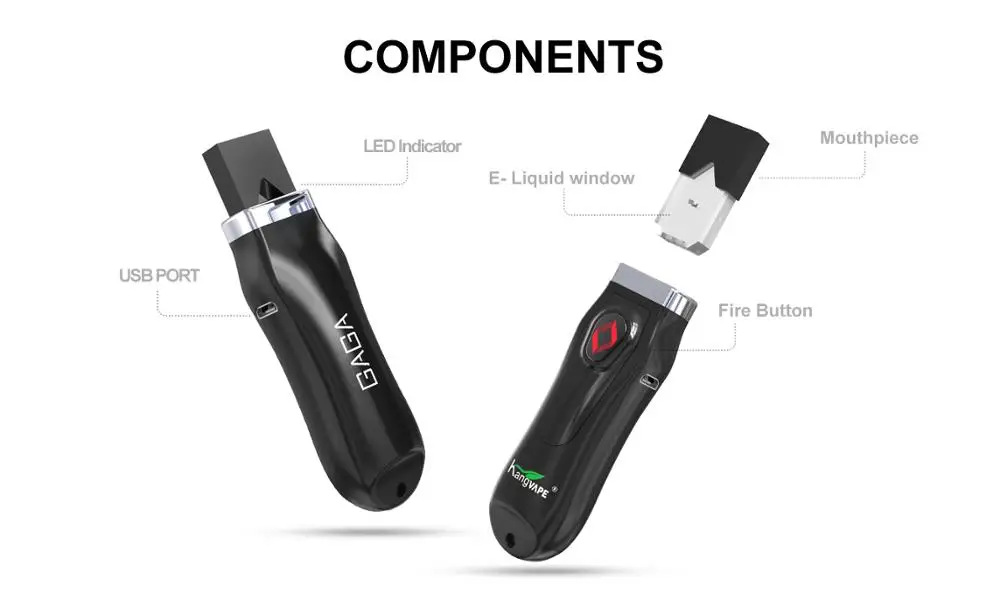 Оригинальный набор kangvape для электронной сигареты 650 мА · ч с керамической