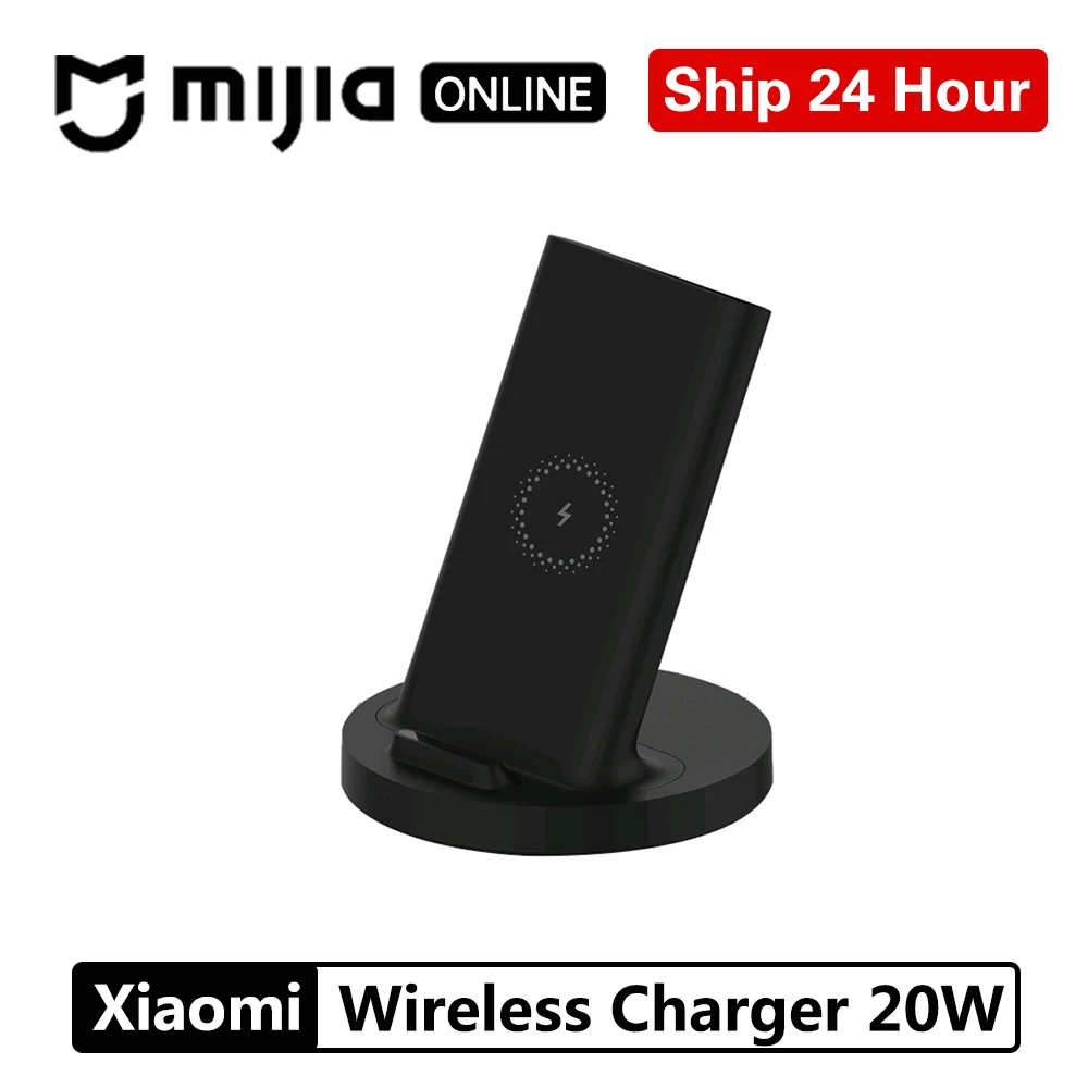 

Xiaomi Vertical Wireless Charger 20W Max with Flash Charging Qi Compatible Multiple Safe Stand Horizontal for Xiaomi Smartphone