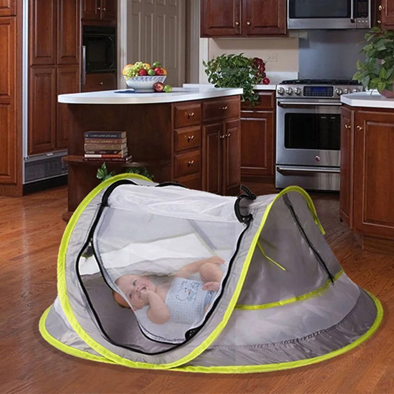 Newly Baby Kid Beach Tent Folding Sun Protection Portable Travel Tent Infant Sun Shelters Mosquito Net MS88